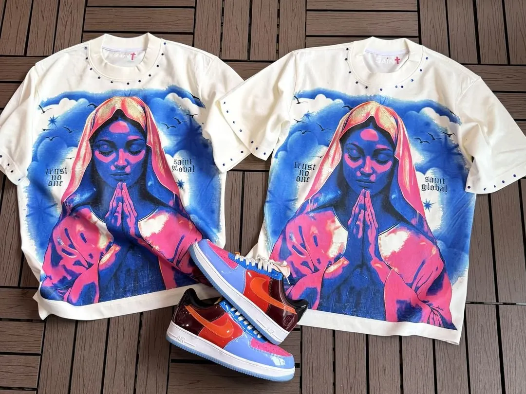 Combo Trust No One: Camiseta Madonna + Air Force multicolor
